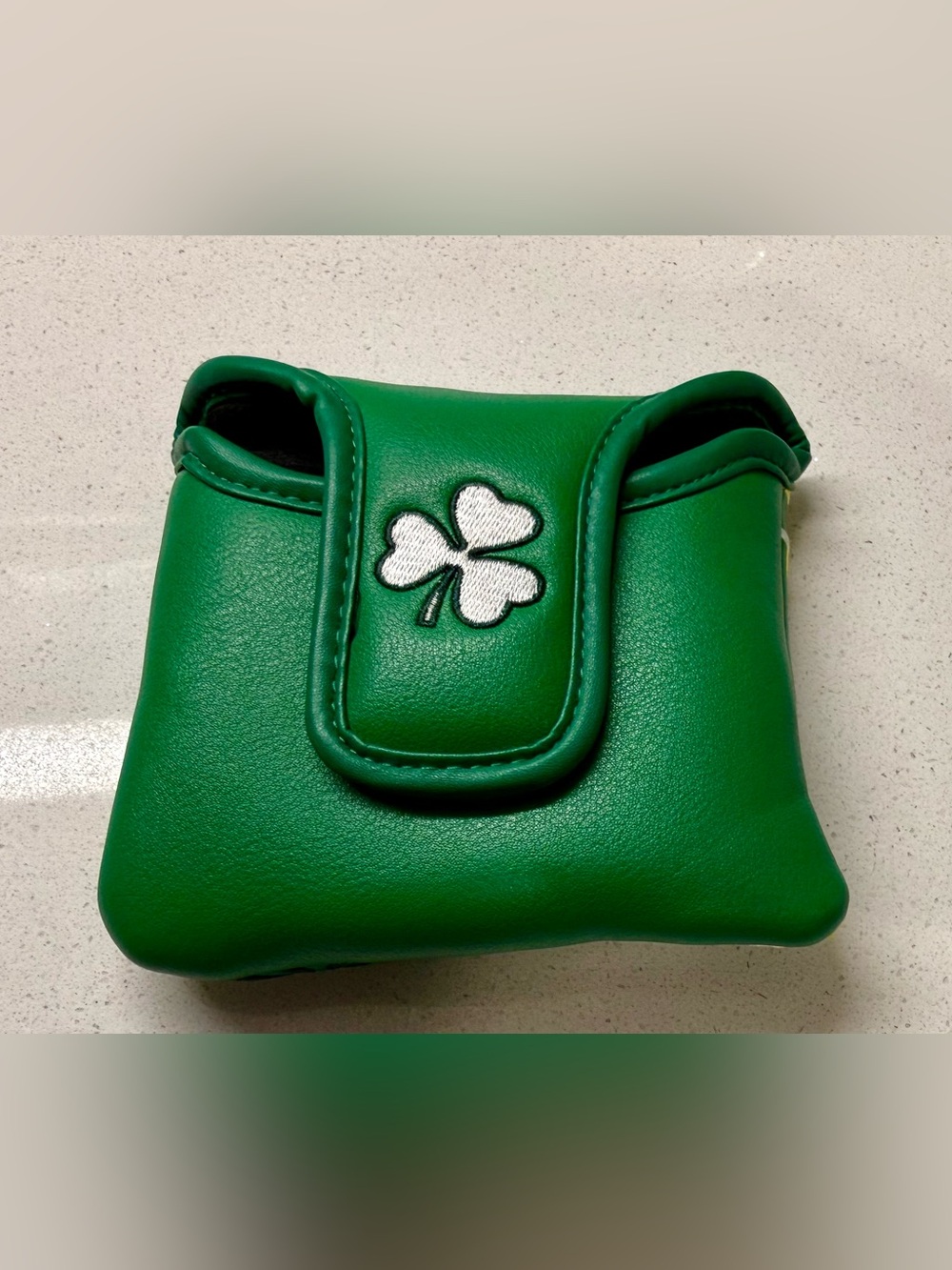 Green Clover Mallet Putter Head Cover